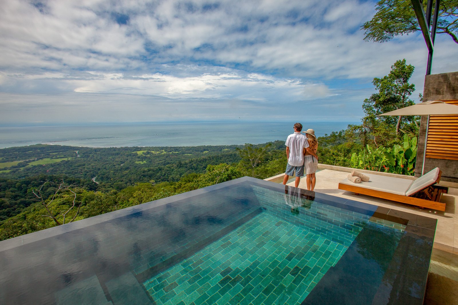 Exclusive luxury tours and events in Costa Rica with private infinity pool villa overlooking rainforest and ocean views by Chaya Voyages.
